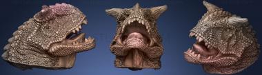 3D model Dinosaurs head (STL)